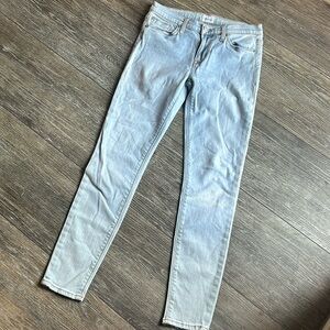 Hudson light wash skinny jeans